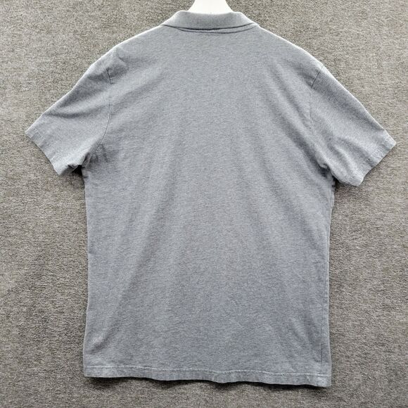 Puma Polo Shirt Men's XL Gray Short Sleeve Solid Logo Collar Casual - Picture 4 of 10